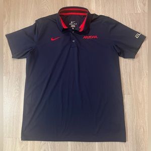 University of Arizona Nike elite polo size Large